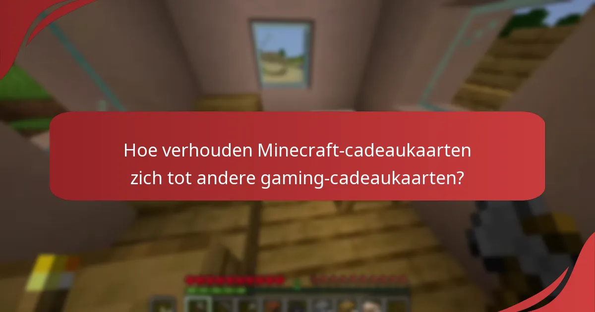 Wat zijn de beperkingen bij het overdragen van Minecraft-cadeaukaarten?
