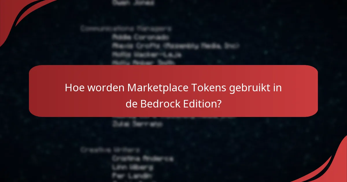 Wat zijn de verschillende types Minecraft Marketplace Tokens?