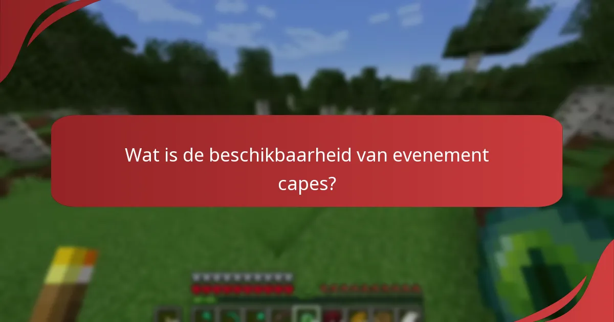 Welke evenementen hebben seizoensgebonden cape-drops?