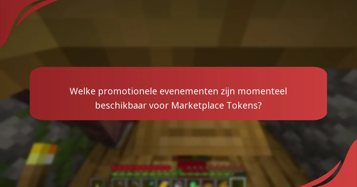 Welke speciale items kunnen worden gekocht met Marketplace Tokens?